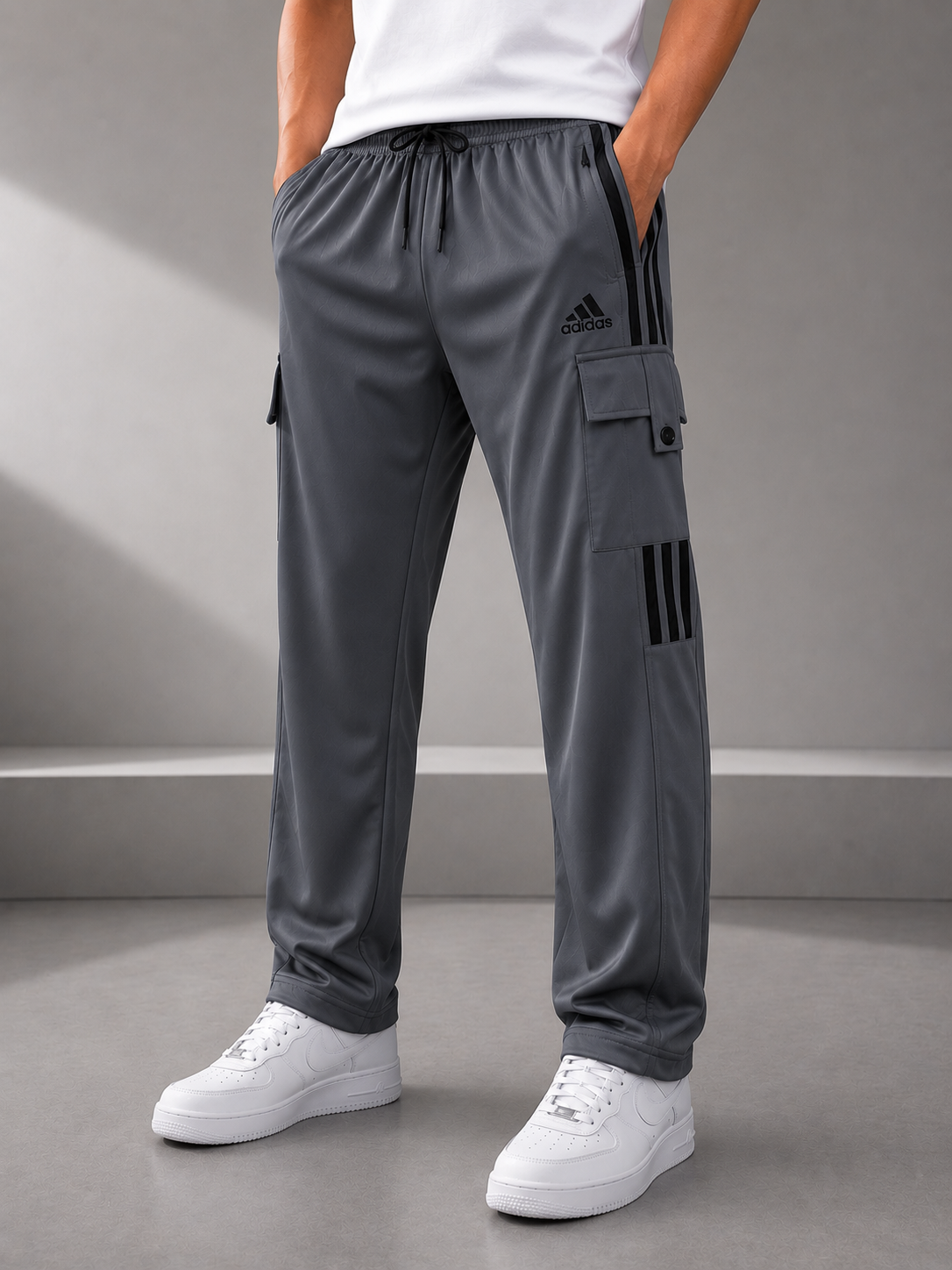Orignal Addidas Slate Grey Trouser