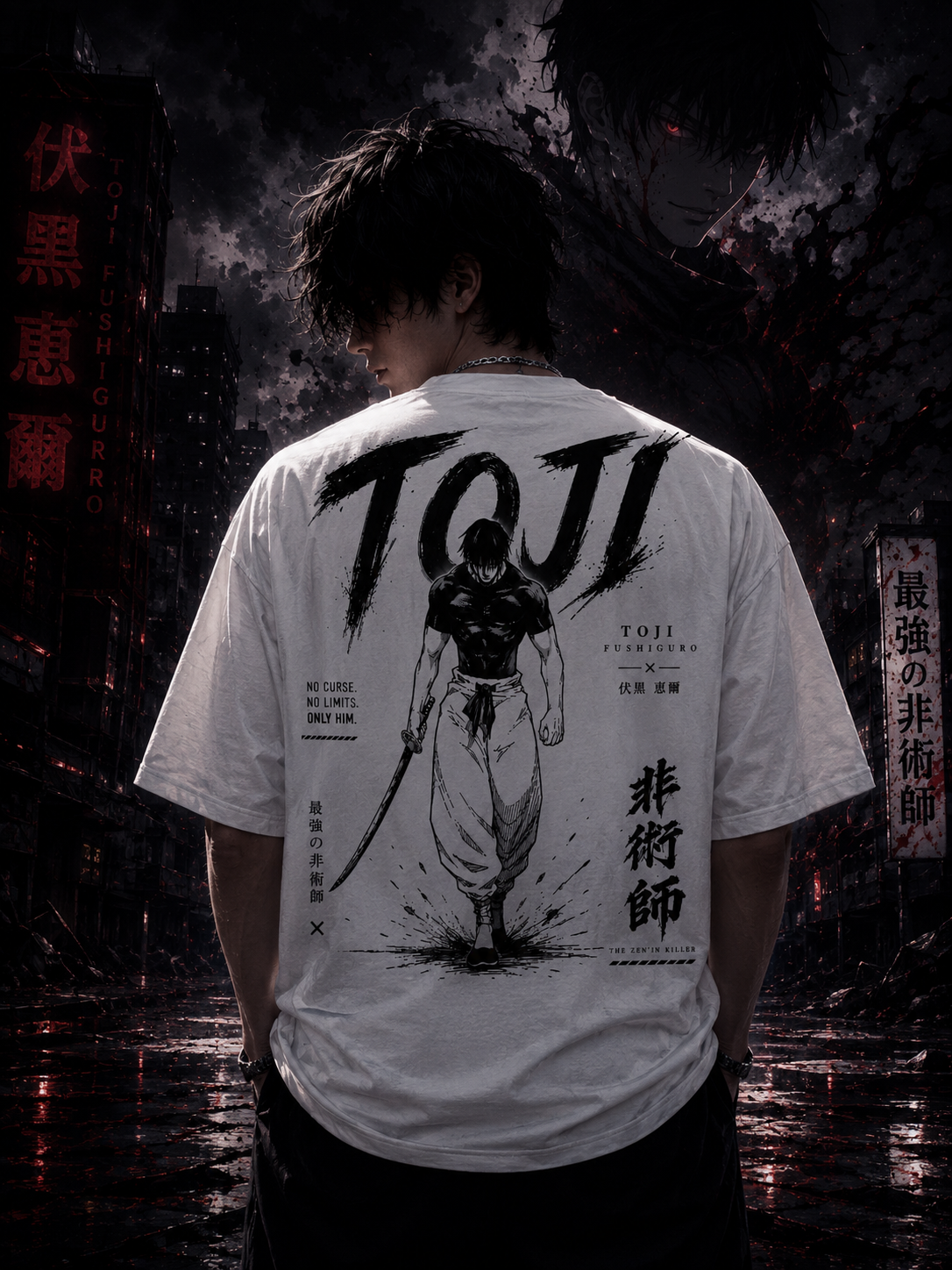 Toji Fushiguro Over Sized Shirt