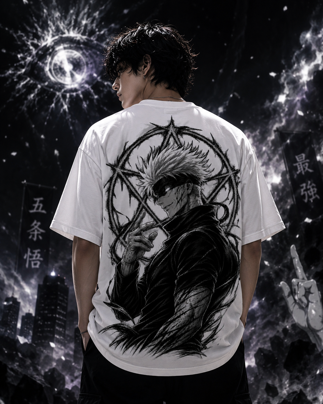 Gojo Satoru Over-Sized Shirt
