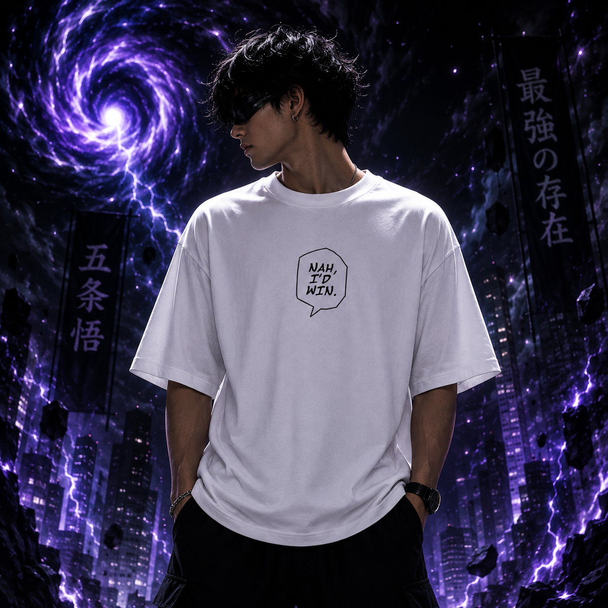 Gojo Satoru Over-Sized Shirt