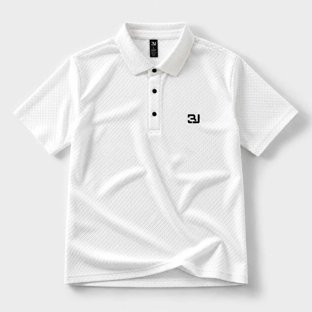 Short Sleeve Men's Breathable Solid Golf Shirt